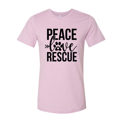 Peace Love Rescue T-Shirt - Tampa Home & Garden Store