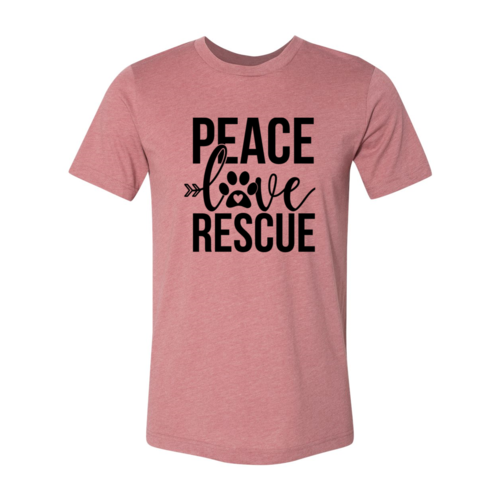 Peace Love Rescue T-Shirt - Tampa Home & Garden Store