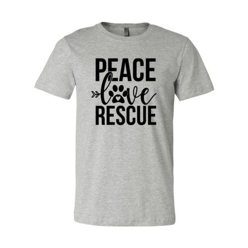 Peace Love Rescue T-Shirt - Tampa Home & Garden Store