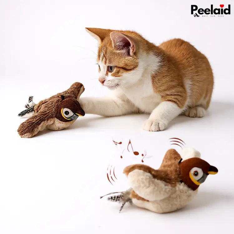 Peelaid™ Flapping Bird – Rechargeable Chirping Cat Toy - Tampa Home & Garden Store