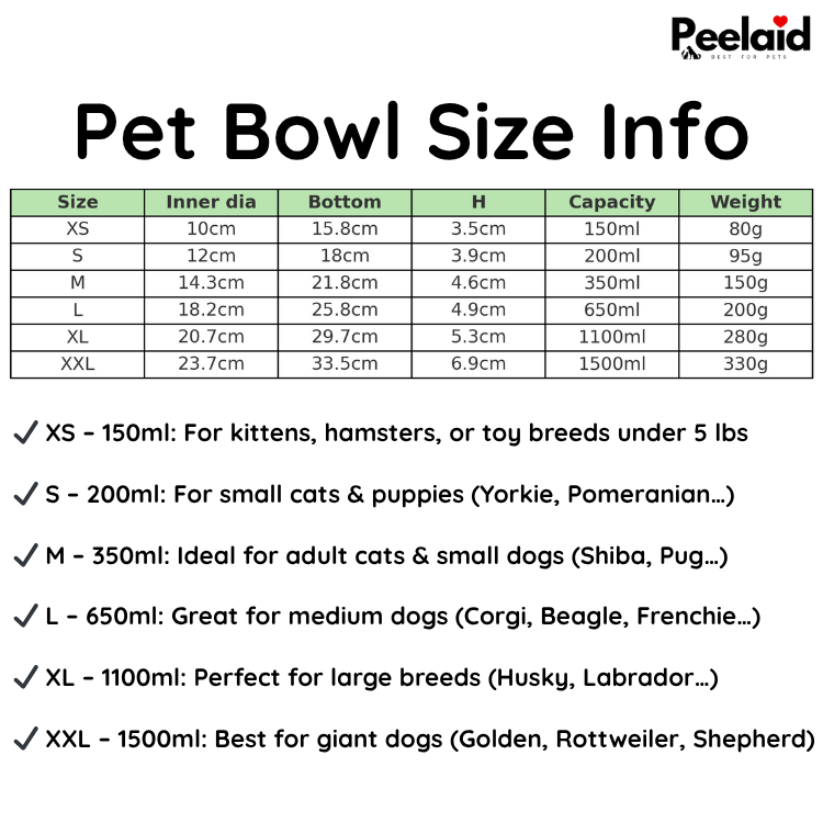 Peelaid™ Premium Stainless Steel Pet Bowl - Tampa Home & Garden Store