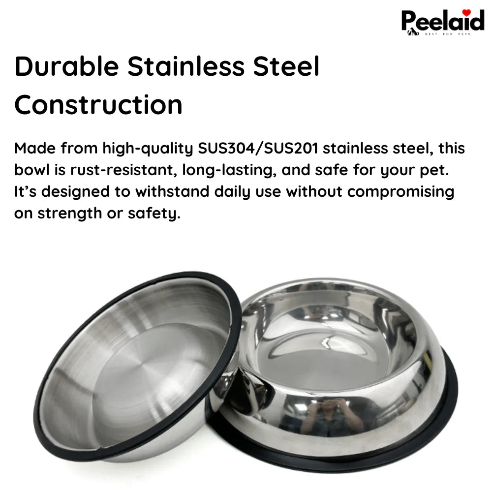 Peelaid™ Premium Stainless Steel Pet Bowl - Tampa Home & Garden Store