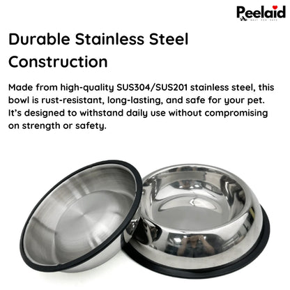 Peelaid™ Premium Stainless Steel Pet Bowl - Tampa Home & Garden Store