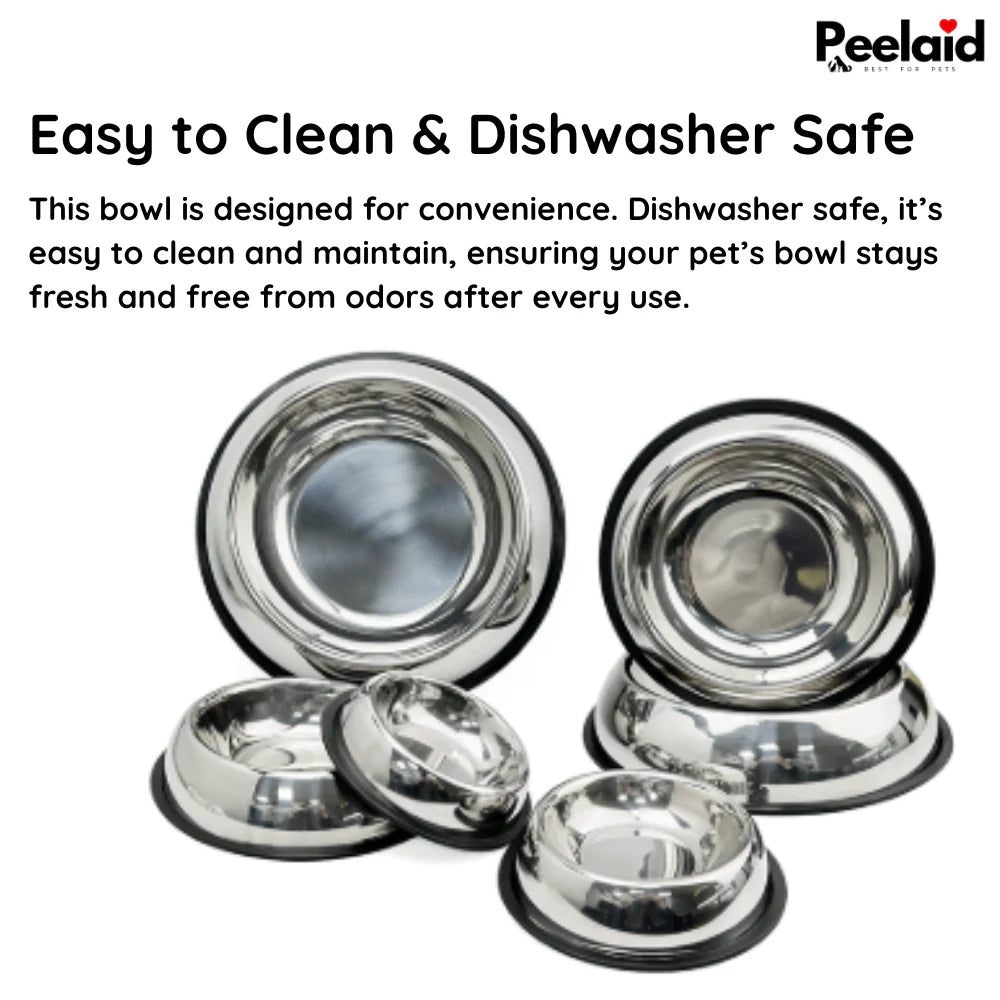 Peelaid™ Premium Stainless Steel Pet Bowl - Tampa Home & Garden Store