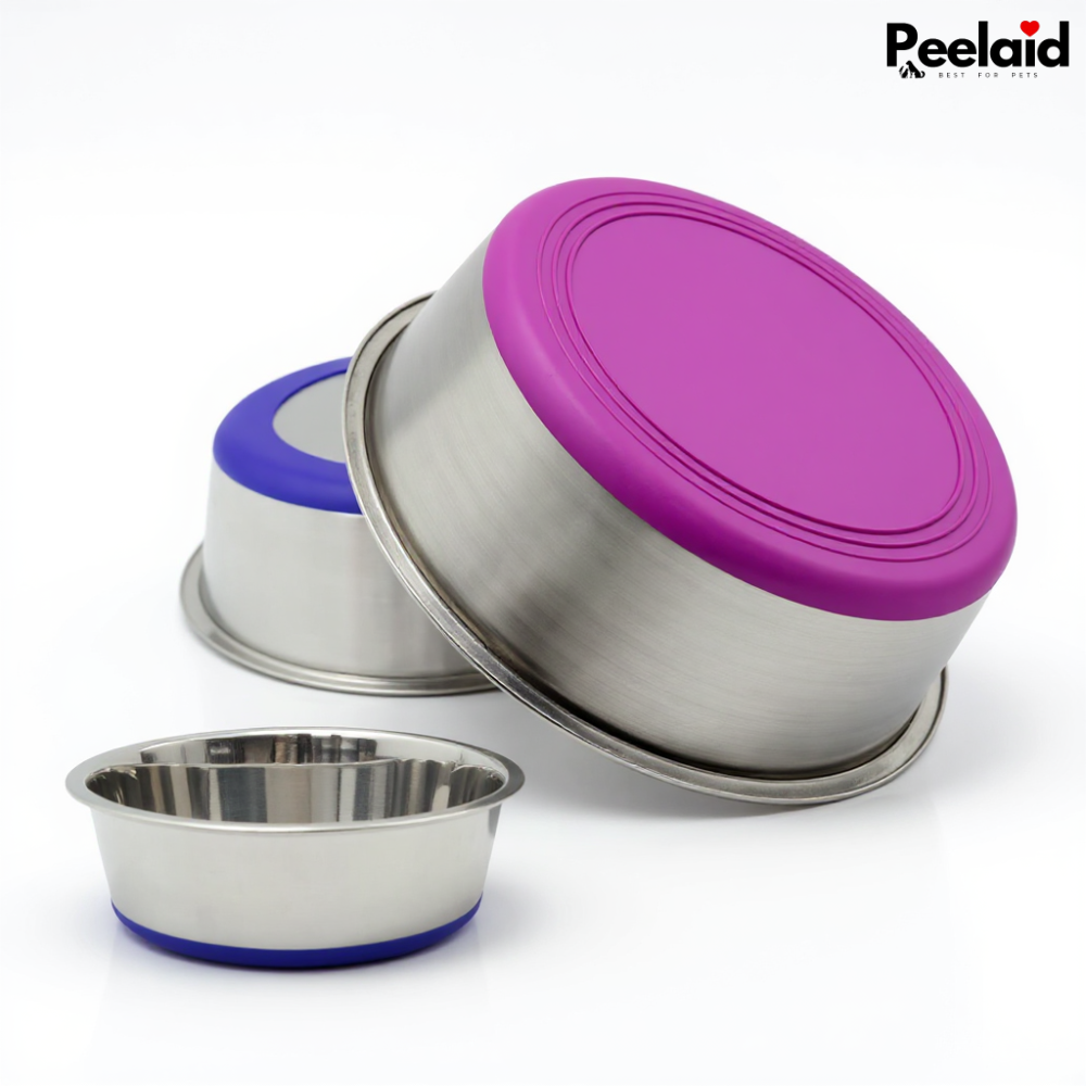 Peelaid™ Stainless Steel Anti-Slip Pet Bowl - Tampa Home & Garden Store
