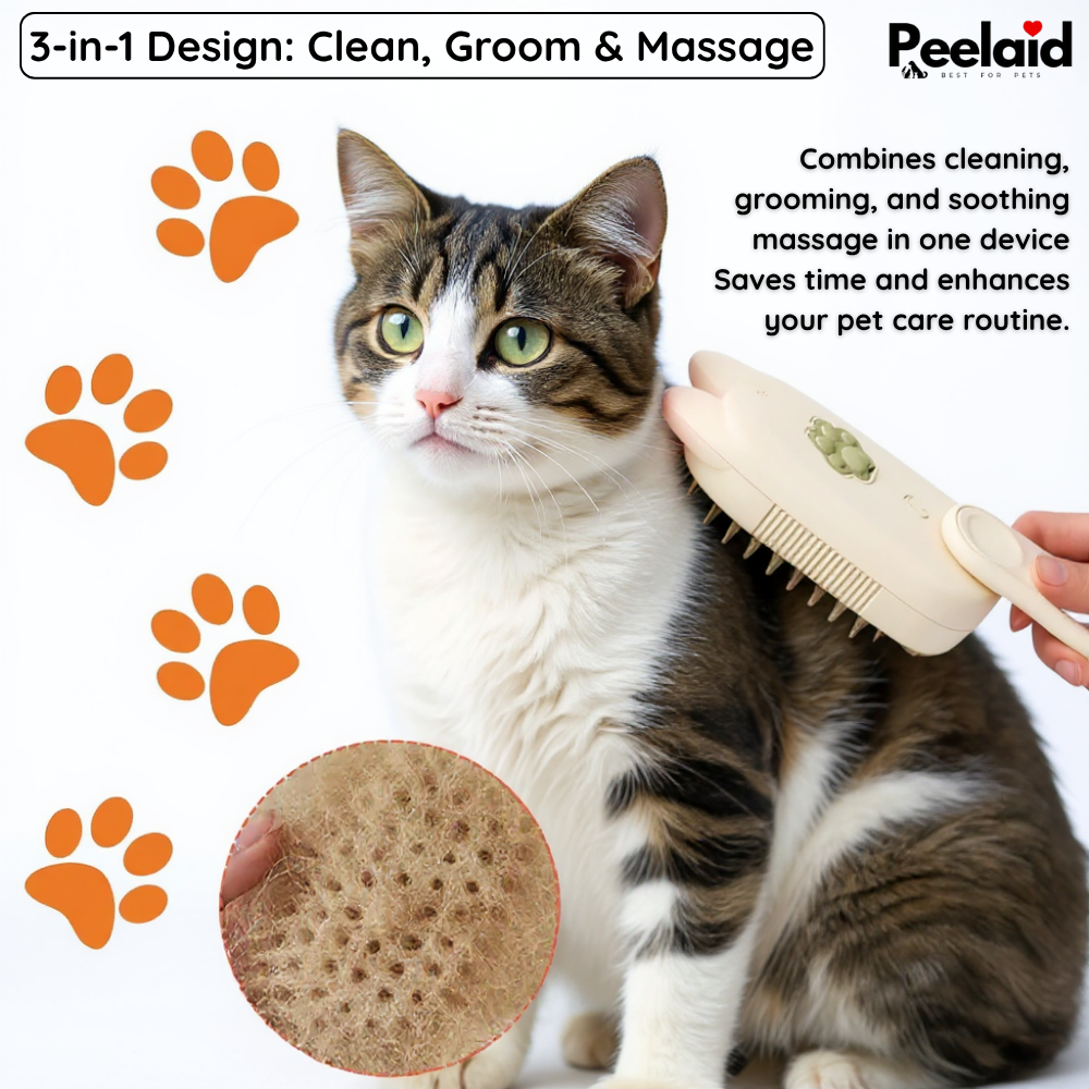 Peelaid™ Steam Pet Grooming Brush - Tampa Home & Garden Store