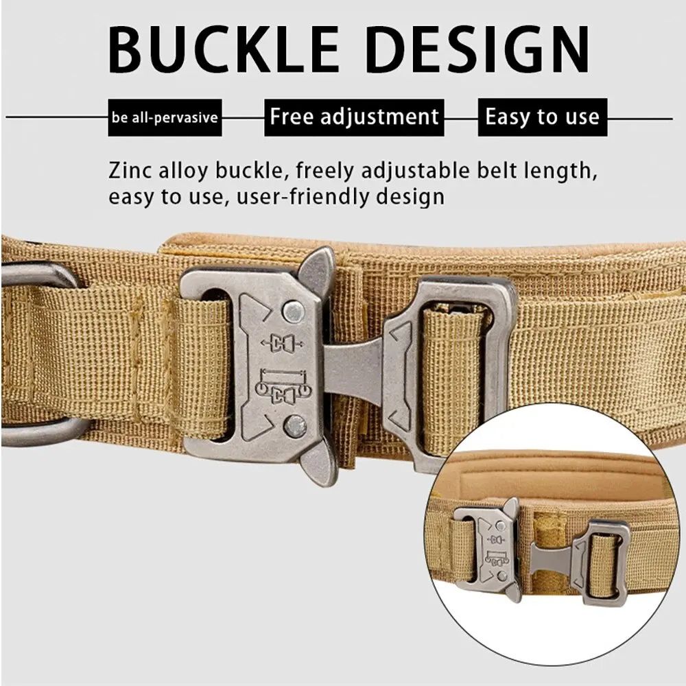 Peelaid™ Tactical Nylon Dog Collar with Metal Buckle - Tampa Home & Garden Store