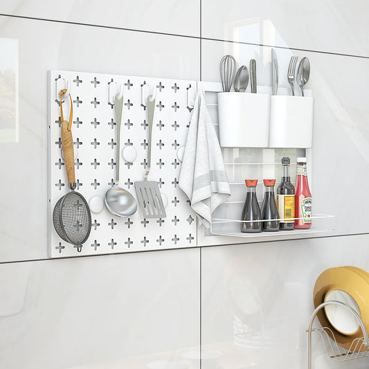 Pegboard Combination Kit Combination Wall Organizer with Magnets and Hooks - Tampa Home & Garden Store