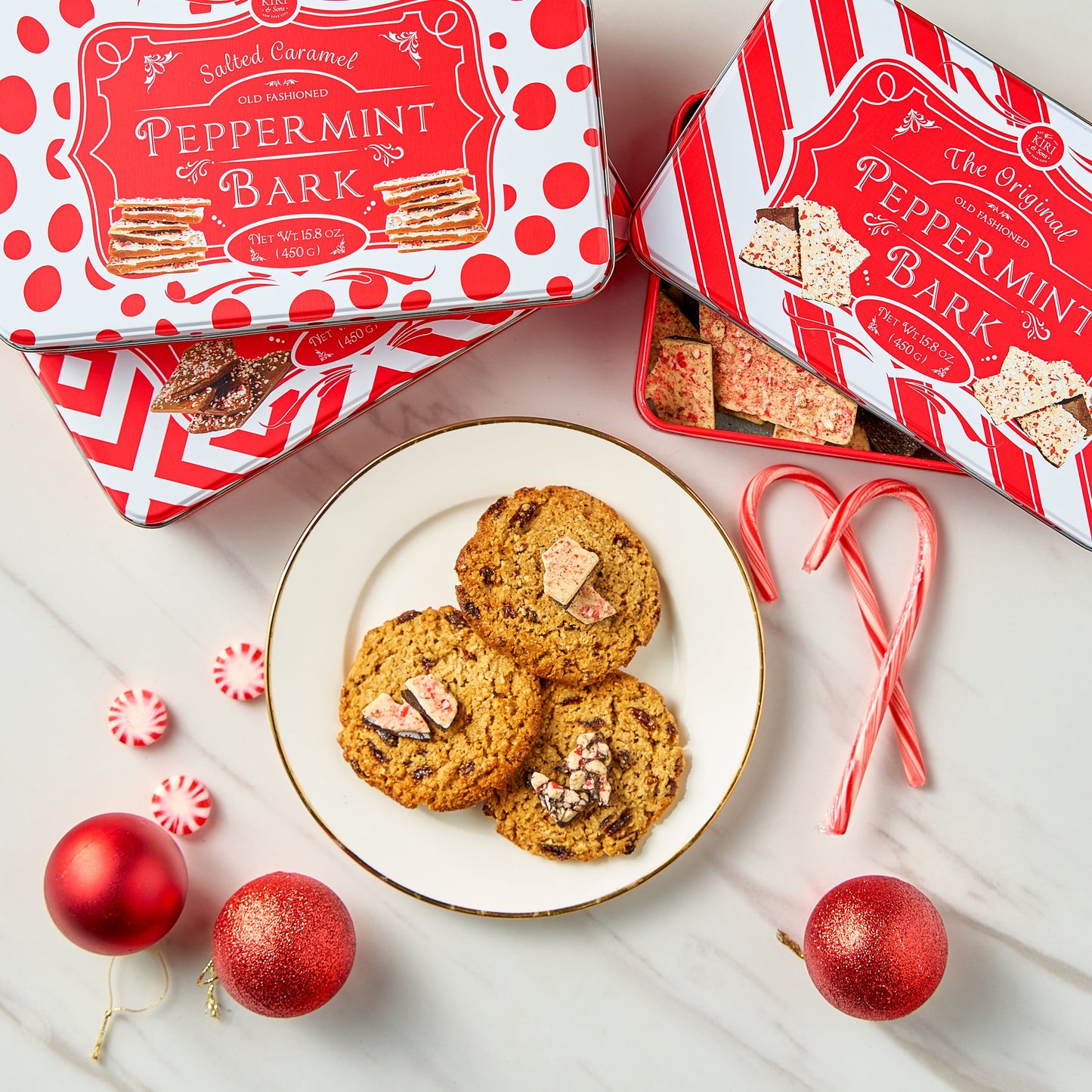 Chocolate Peppermint Bark Gift Set of Three