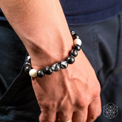 Permission to Pause - The Zebra Jasper Bracelet - Tampa Home & Garden Store