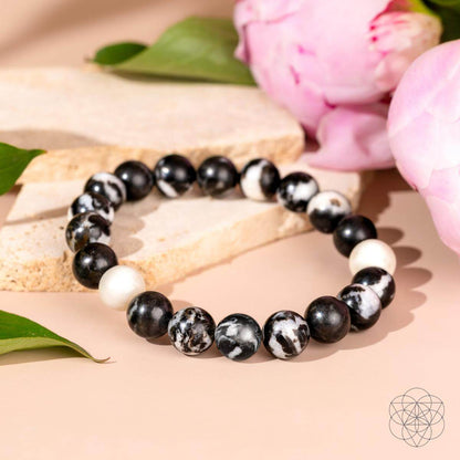 Permission to Pause - The Zebra Jasper Bracelet - Tampa Home & Garden Store