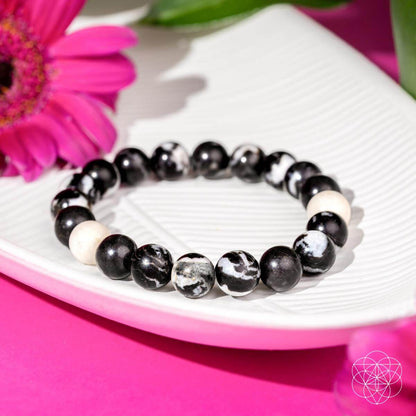 Permission to Pause - The Zebra Jasper Bracelet - Tampa Home & Garden Store