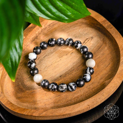 Permission to Pause - The Zebra Jasper Bracelet - Tampa Home & Garden Store