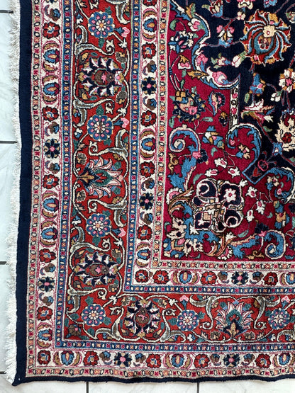 Persian Mashhad Hand Knotted Wool Area Rug 9’9” x 13’3” - Tampa Home & Garden Store