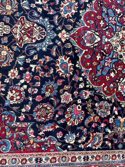 Persian Mashhad Hand Knotted Wool Area Rug 9’9” x 13’3” - Tampa Home & Garden Store
