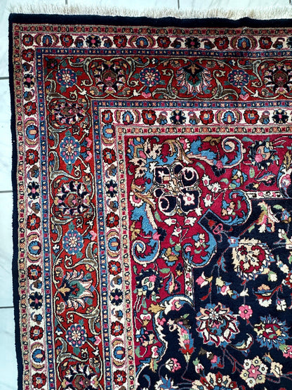 Persian Mashhad Hand Knotted Wool Area Rug 9’9” x 13’3” - Tampa Home & Garden Store