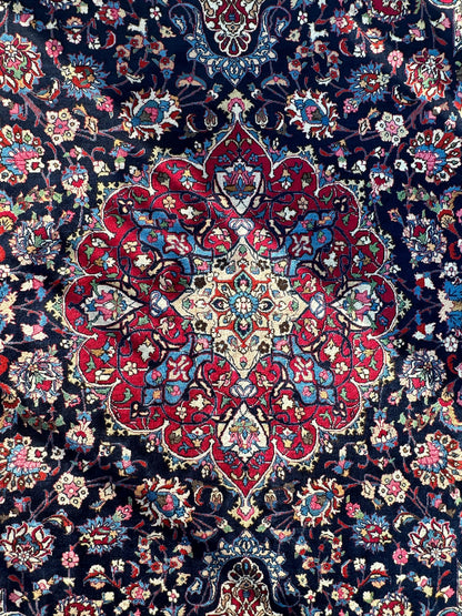 Persian Mashhad Hand Knotted Wool Area Rug 9’9” x 13’3” - Tampa Home & Garden Store