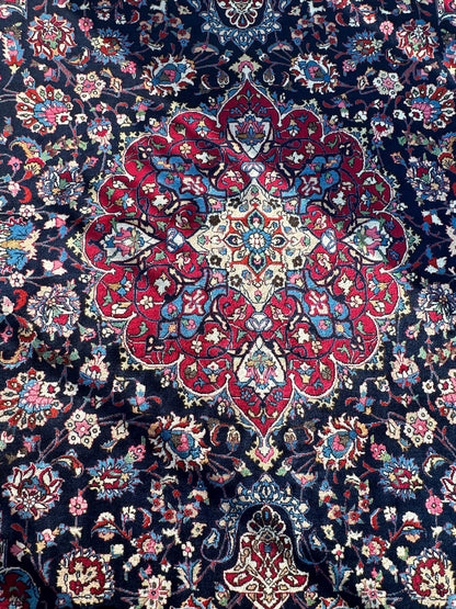Persian Mashhad Hand Knotted Wool Area Rug 9’9” x 13’3” - Tampa Home & Garden Store