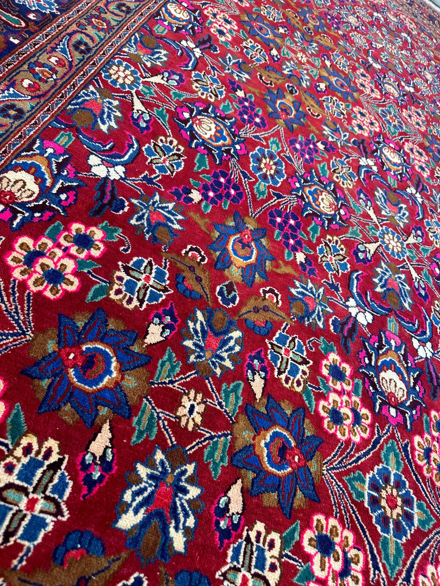 Persian Mashhad I Fine Allover Rug Wool 7 x 10 - Tampa Home & Garden Store