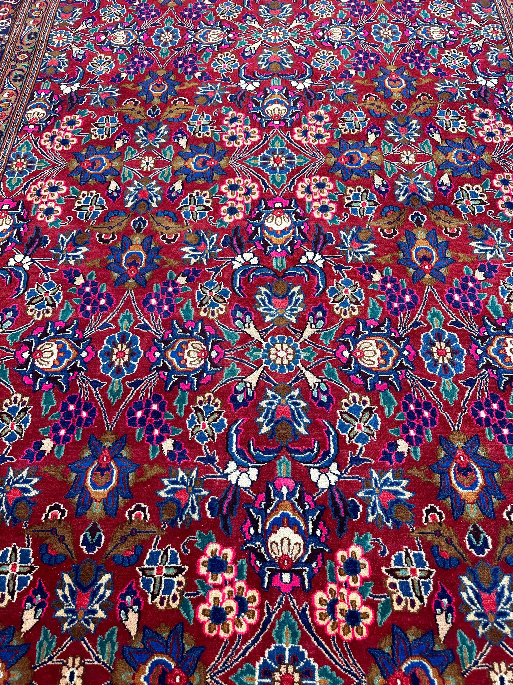 Persian Mashhad I Fine Allover Rug Wool 7 x 10 - Tampa Home & Garden Store