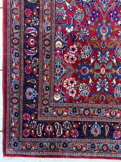 Persian Mashhad I Fine Allover Rug Wool 7 x 10 - Tampa Home & Garden Store