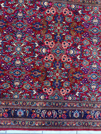 Persian Mashhad I Fine Allover Rug Wool 7 x 10 - Tampa Home & Garden Store