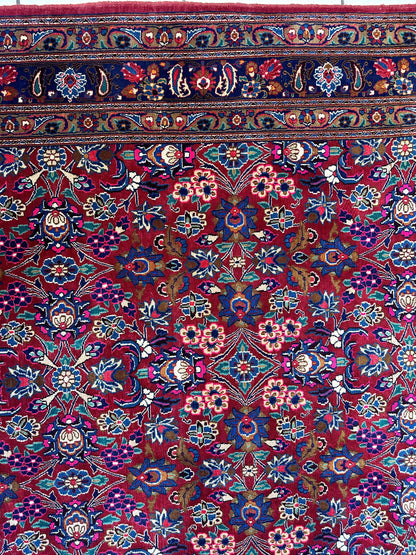 Persian Mashhad I Fine Allover Rug Wool 7 x 10 - Tampa Home & Garden Store
