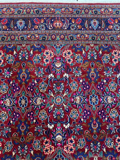 Persian Mashhad I Fine Allover Rug Wool 7 x 10 - Tampa Home & Garden Store