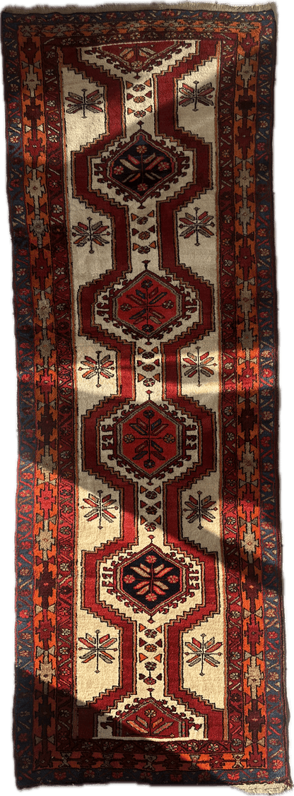 Persian Meshgi Wool Runner 3’6” x 9’10” - Tampa Home & Garden Store