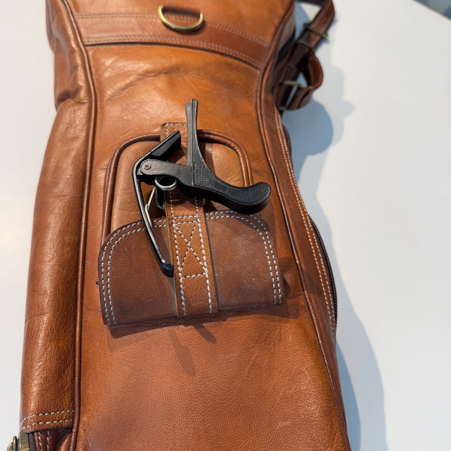 Personalized Leather Guitar Case - Tampa Home & Garden Store