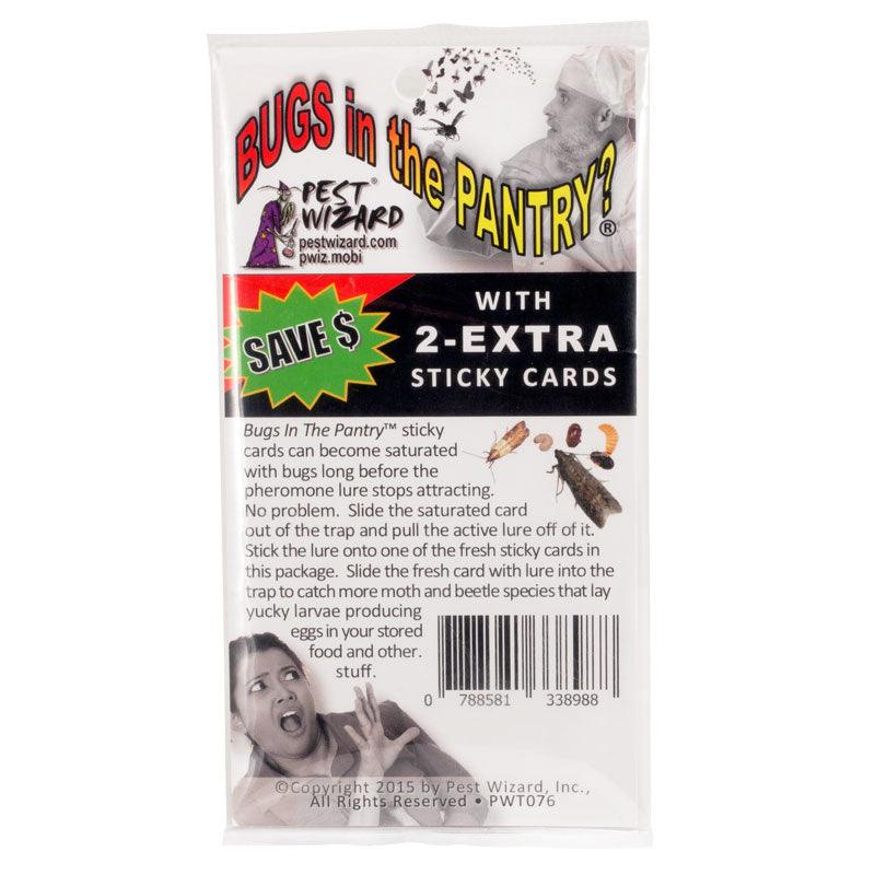 Pest Wizard BUGS in the PANTRY? Replacement Sticky Cards 2-Pack - Tampa Home & Garden Store