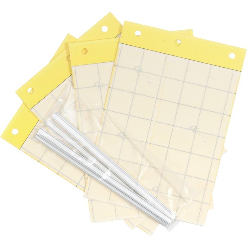 Pest Wizard Yellow Sticky Card Trap, Large 4-Pack - Tampa Home & Garden Store