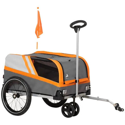 Pet Bike Trailer 2-in-1 Travel Stroller - Tampa Home & Garden Store