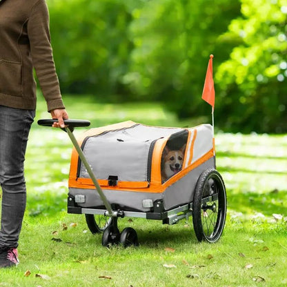 Pet Bike Trailer 2-in-1 Travel Stroller - Tampa Home & Garden Store