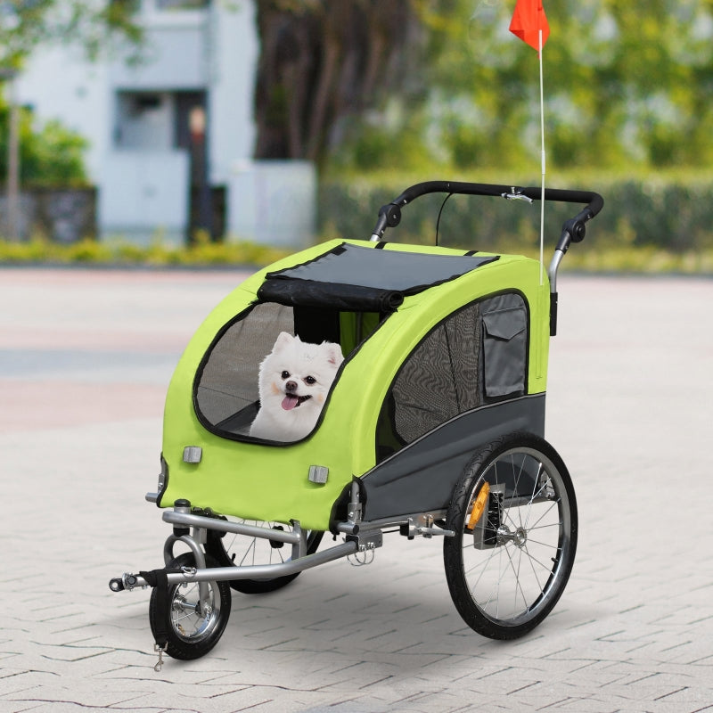 Pet Dog Bicycle Trailer Jogger with Suspension - Tampa Home & Garden Store