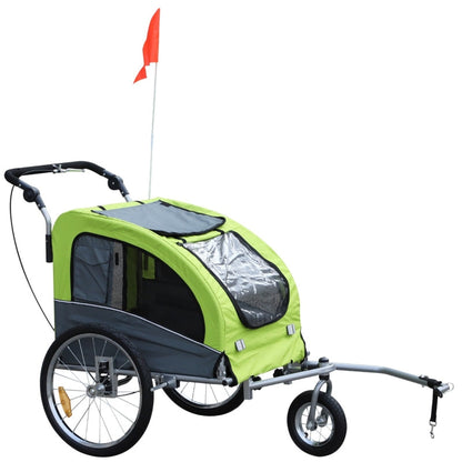 Pet Dog Bicycle Trailer Jogger with Suspension - Tampa Home & Garden Store