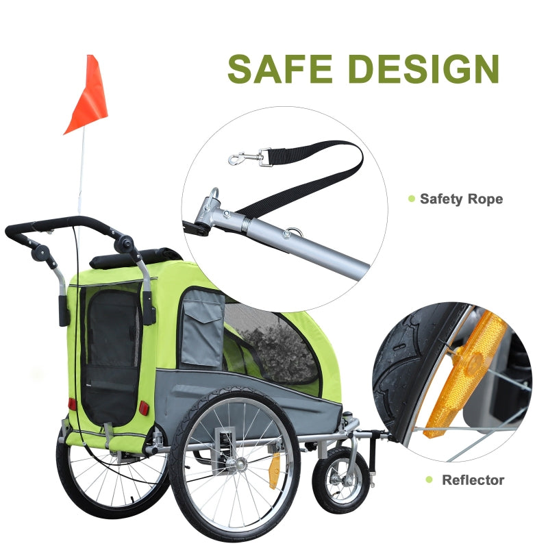Pet Dog Bicycle Trailer Jogger with Suspension - Tampa Home & Garden Store