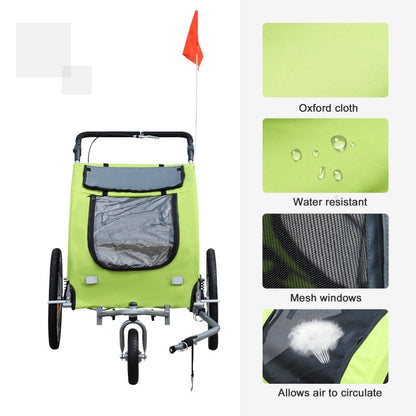 Pet Dog Bicycle Trailer Jogger with Suspension - Tampa Home & Garden Store
