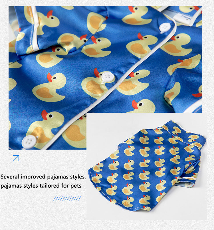 Pet Silk Duck Pajamas - Tampa Home & Garden Store