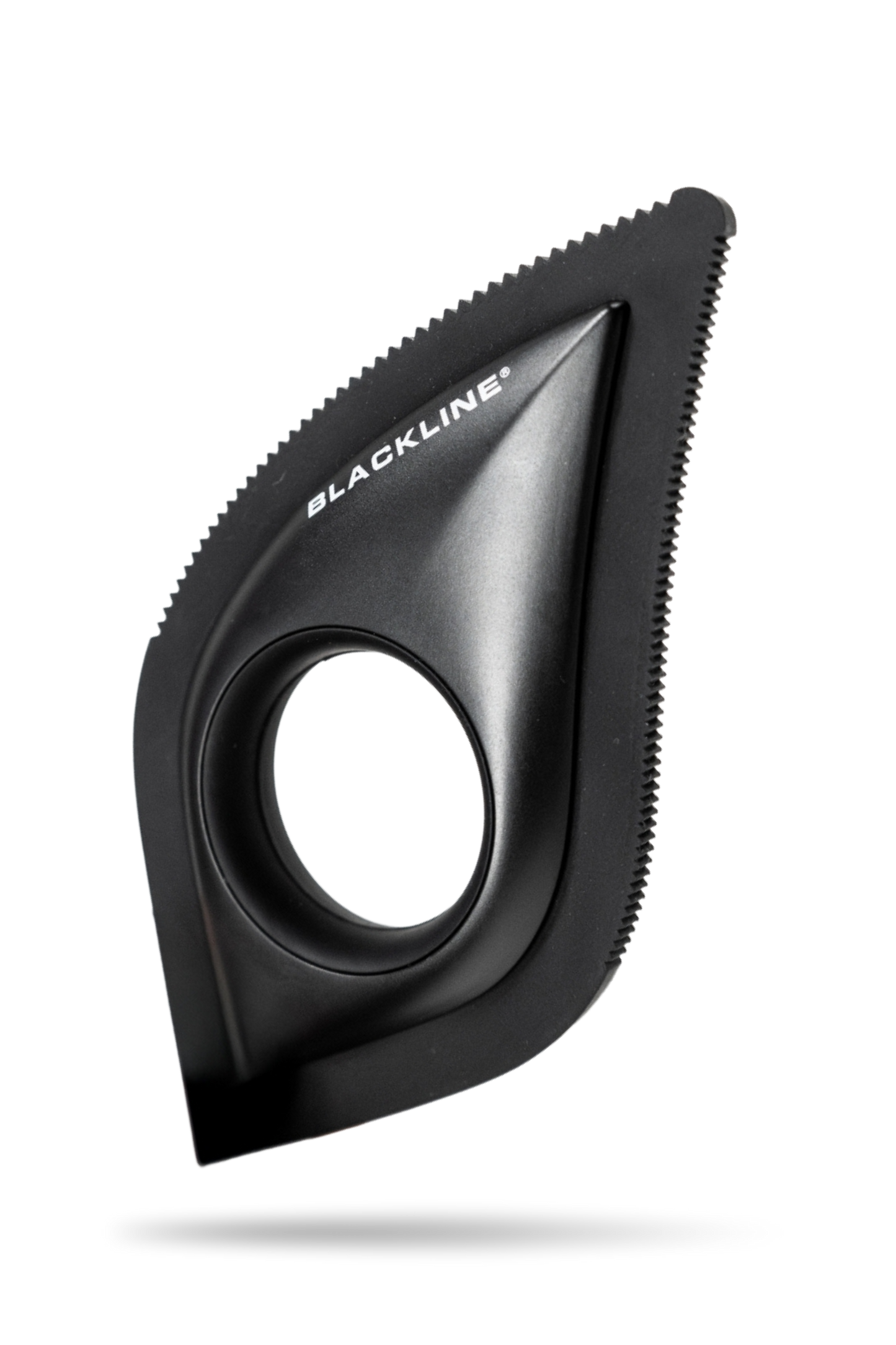 BLACKLINE PET HAIR BRUSH black plastic handle with serrated edge for pets on Tampa Home & Garden Store