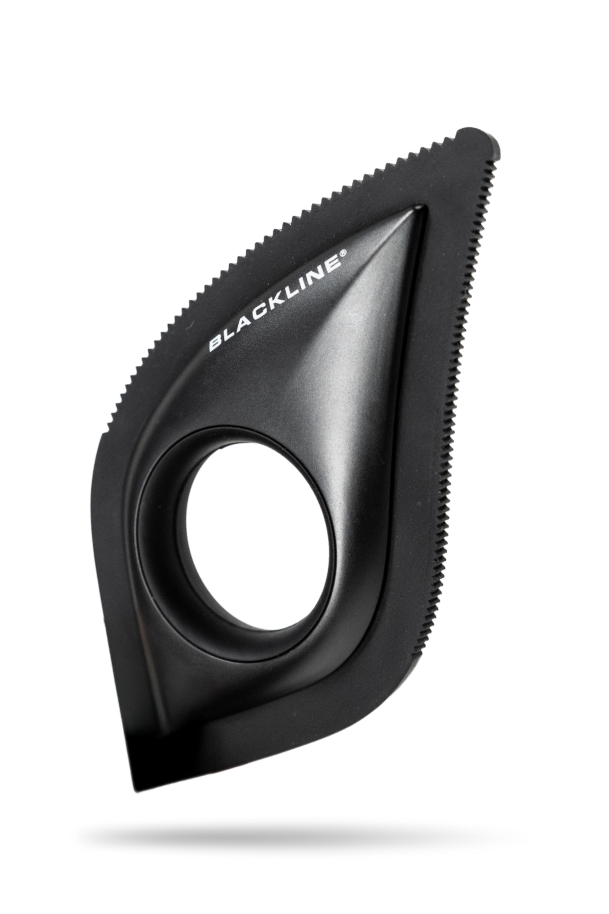 BLACKLINE PET HAIR BRUSH black plastic handle with serrated edge for pets on Tampa Home & Garden Store