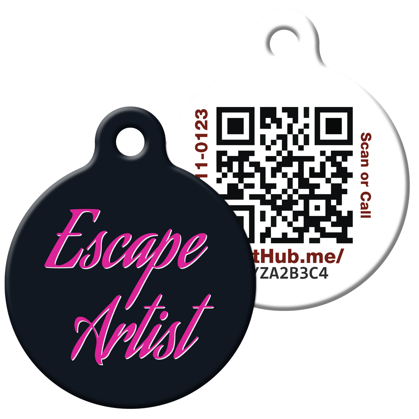 PetHub QR ID Pet Tag - Escape Artist - Tampa Home & Garden Store
