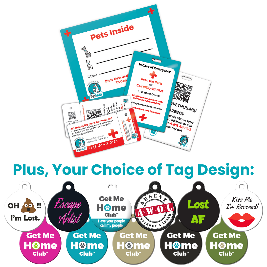 PetHub QR Pet ID Comprehensive ReadyKit – Complete Emergency Kit - Tampa Home & Garden Store