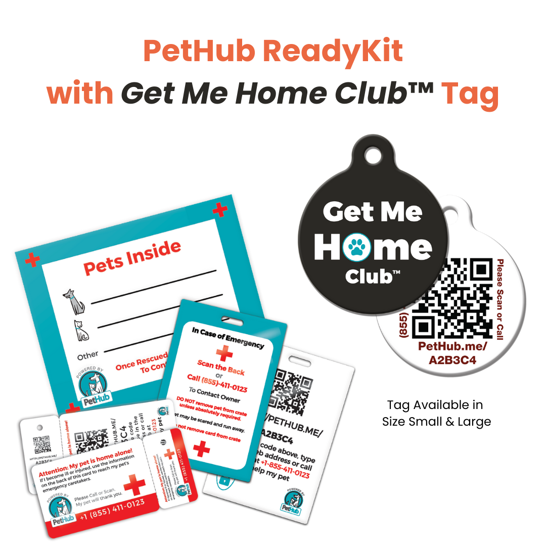 PetHub QR Pet ID Comprehensive ReadyKit – Complete Emergency Kit - Tampa Home & Garden Store