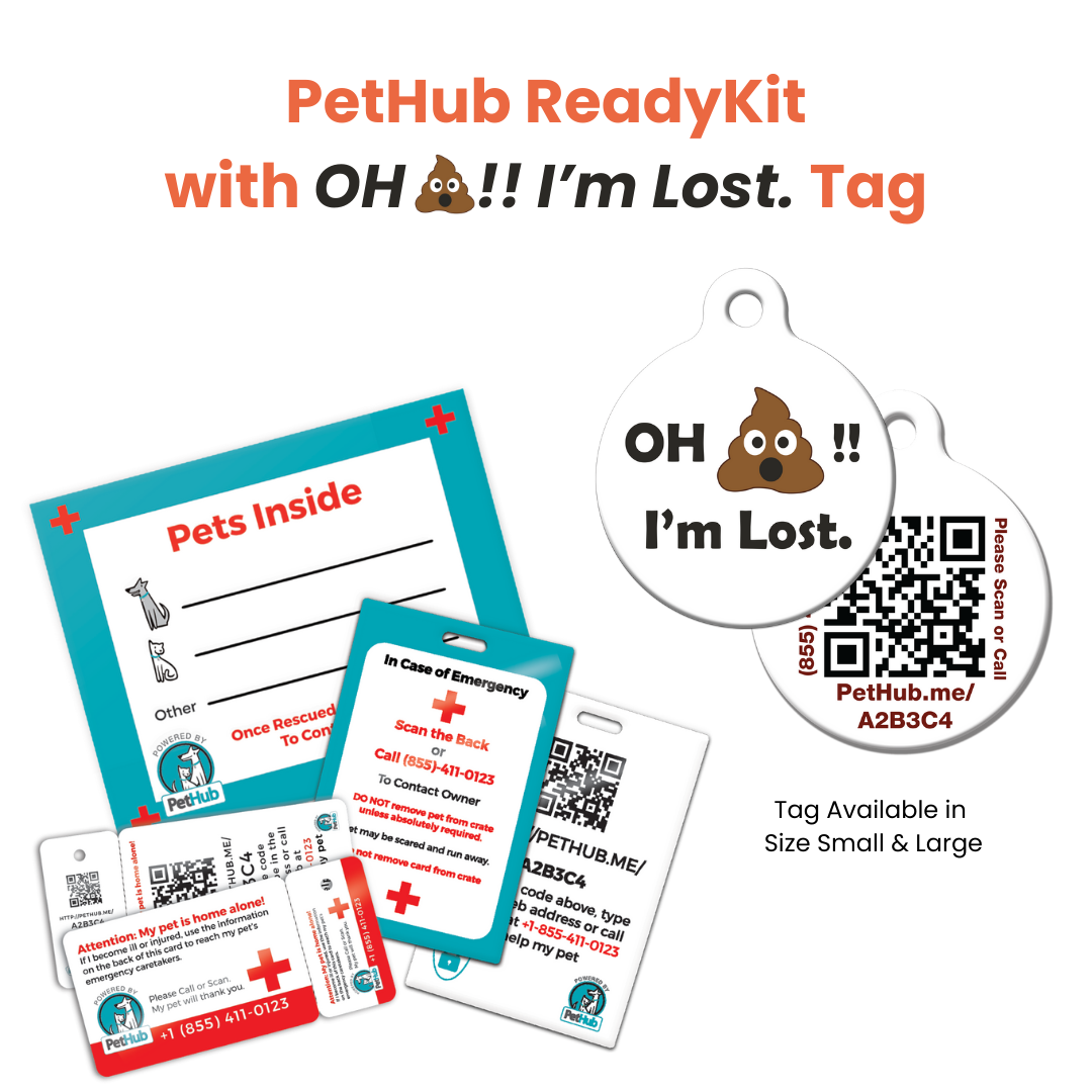 PetHub QR Pet ID Comprehensive ReadyKit – Complete Emergency Kit - Tampa Home & Garden Store