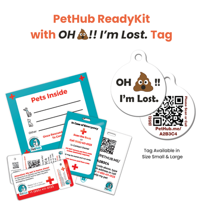PetHub QR Pet ID Comprehensive ReadyKit – Complete Emergency Kit - Tampa Home & Garden Store