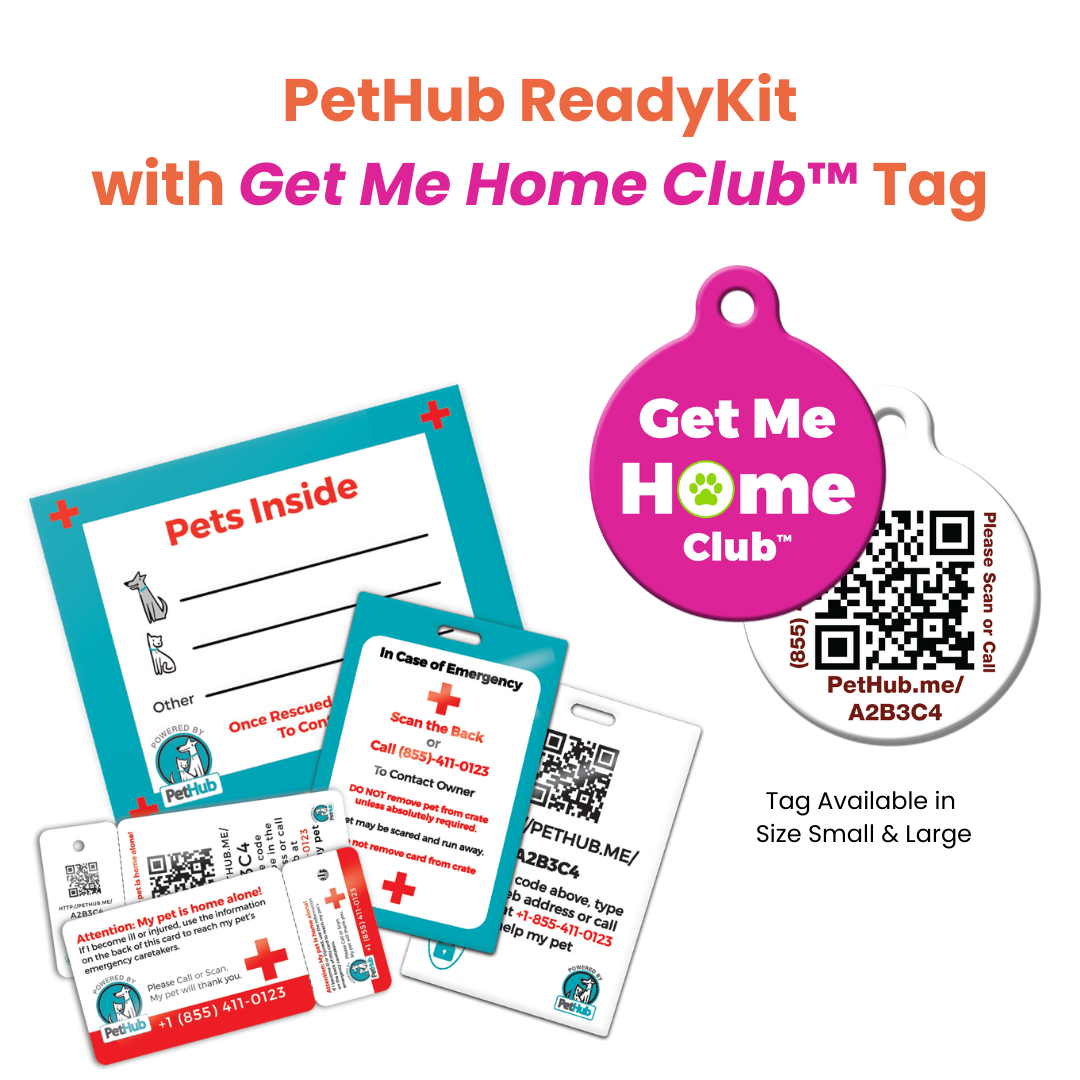 PetHub QR Pet ID Comprehensive ReadyKit – Complete Emergency Kit - Tampa Home & Garden Store