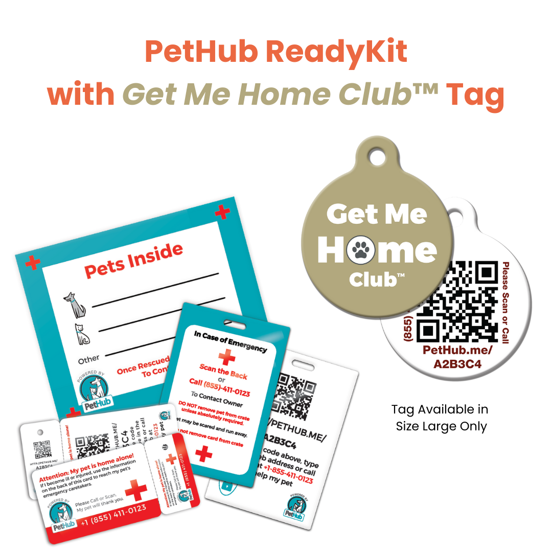 PetHub QR Pet ID Comprehensive ReadyKit – Complete Emergency Kit - Tampa Home & Garden Store