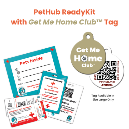 PetHub QR Pet ID Comprehensive ReadyKit – Complete Emergency Kit - Tampa Home & Garden Store