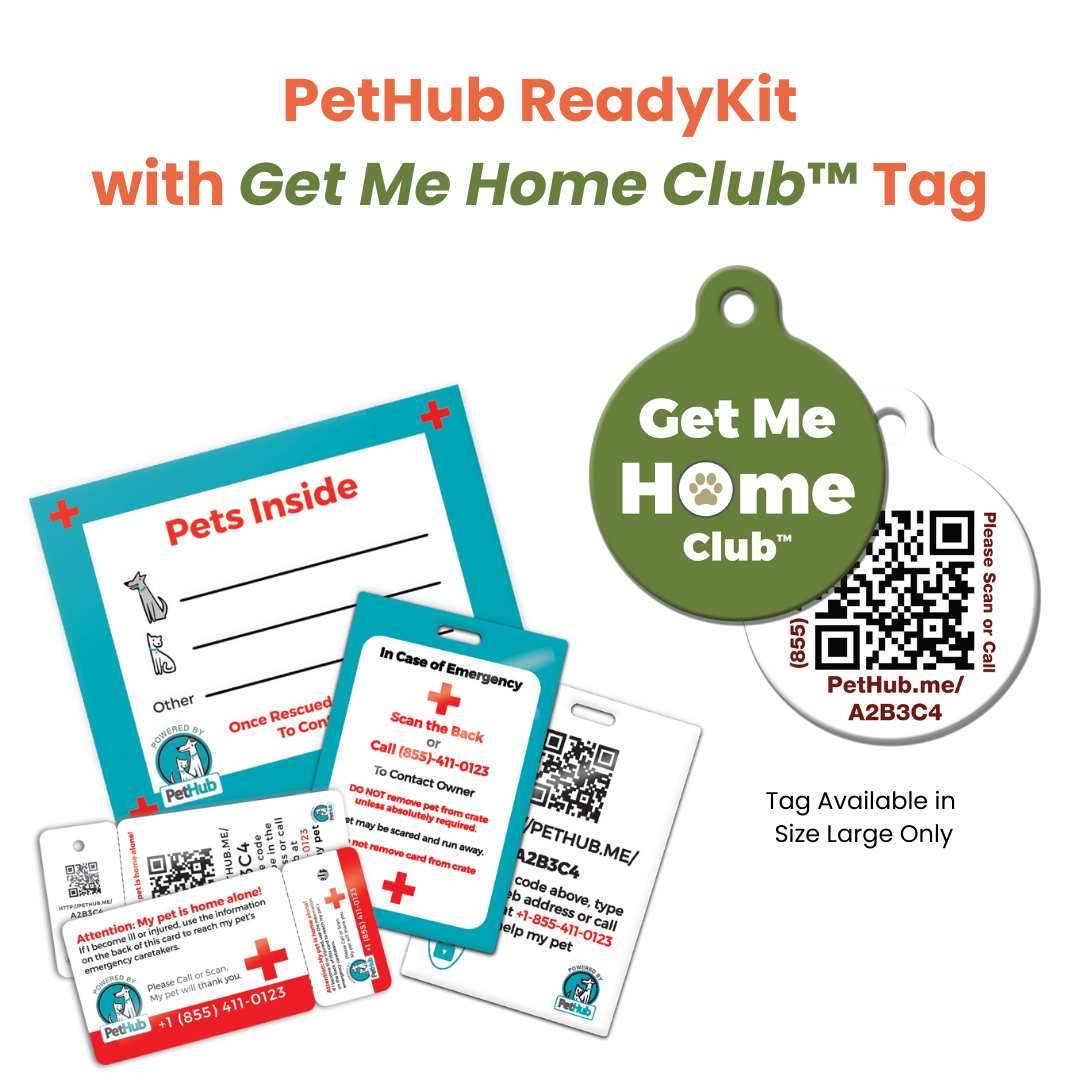 PetHub QR Pet ID Comprehensive ReadyKit – Complete Emergency Kit - Tampa Home & Garden Store